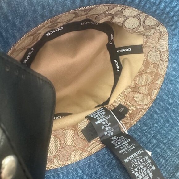 New Coach Denim Bucket Hat - Picture 3 of 5